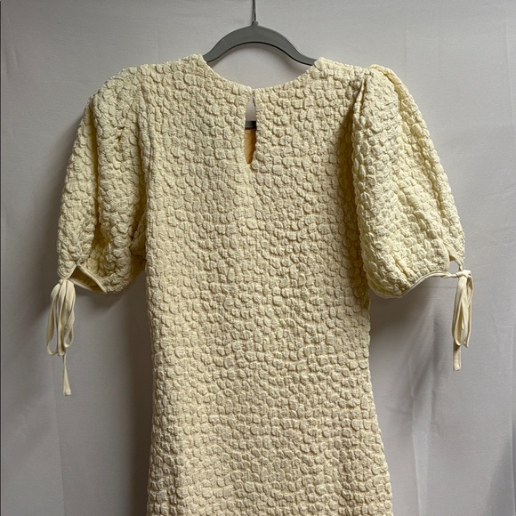 English Factory Smocked Midi Dress Cream Size XS NWT - Picture 6 of 8